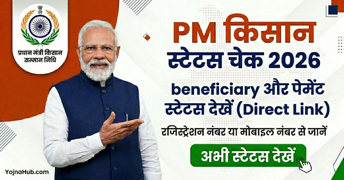PM Kisan Status Check 2026: Beneficiary और पेमेंट स्टेटस चेक करने का डायरेक्ट लिंक